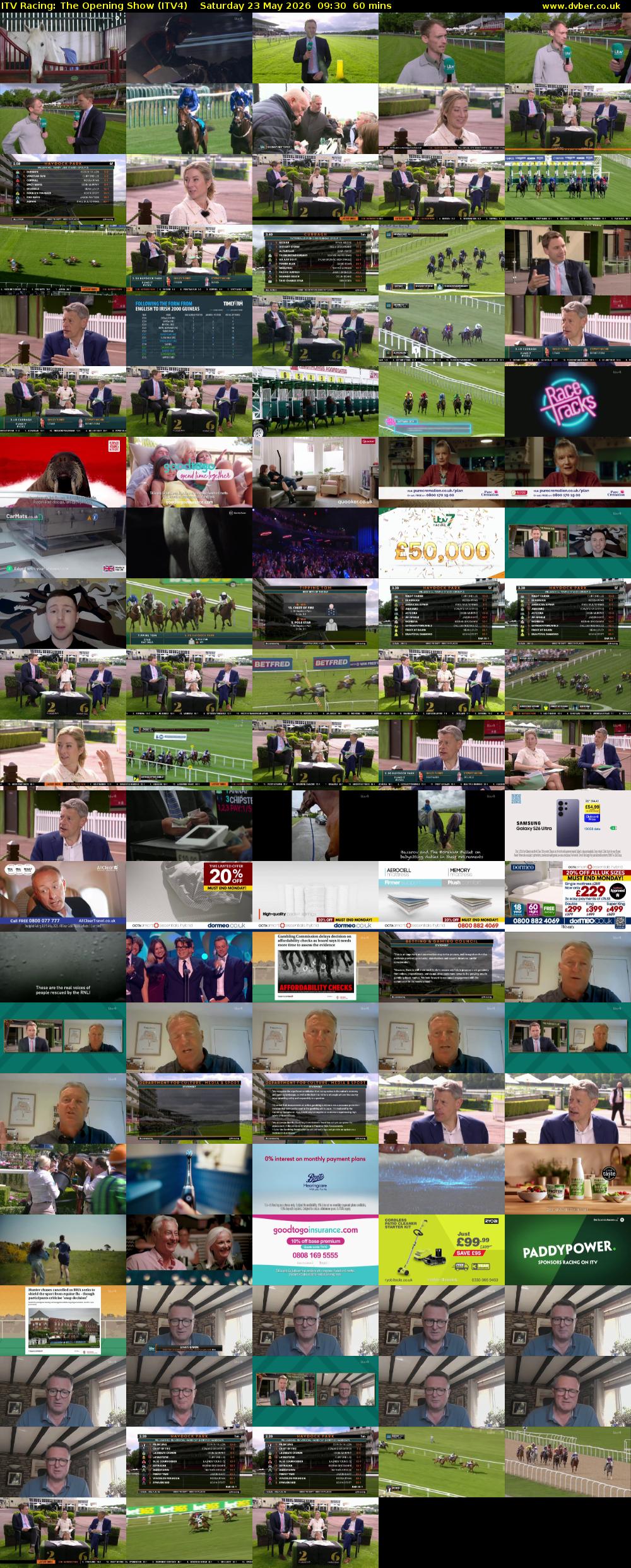 ITV Racing: The Opening Show (ITV4) Saturday 23 May 2026 09:30 - 10:30