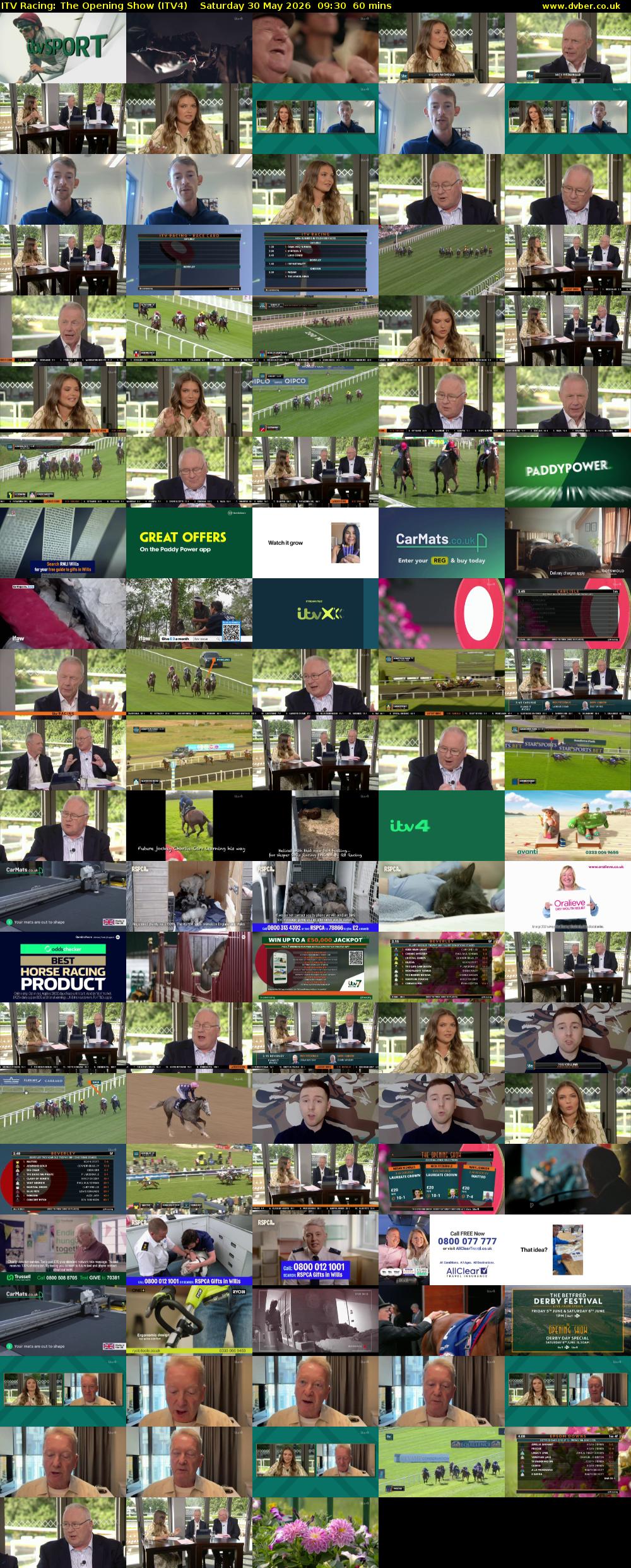ITV Racing: The Opening Show (ITV4) Saturday 30 May 2026 09:30 - 10:30