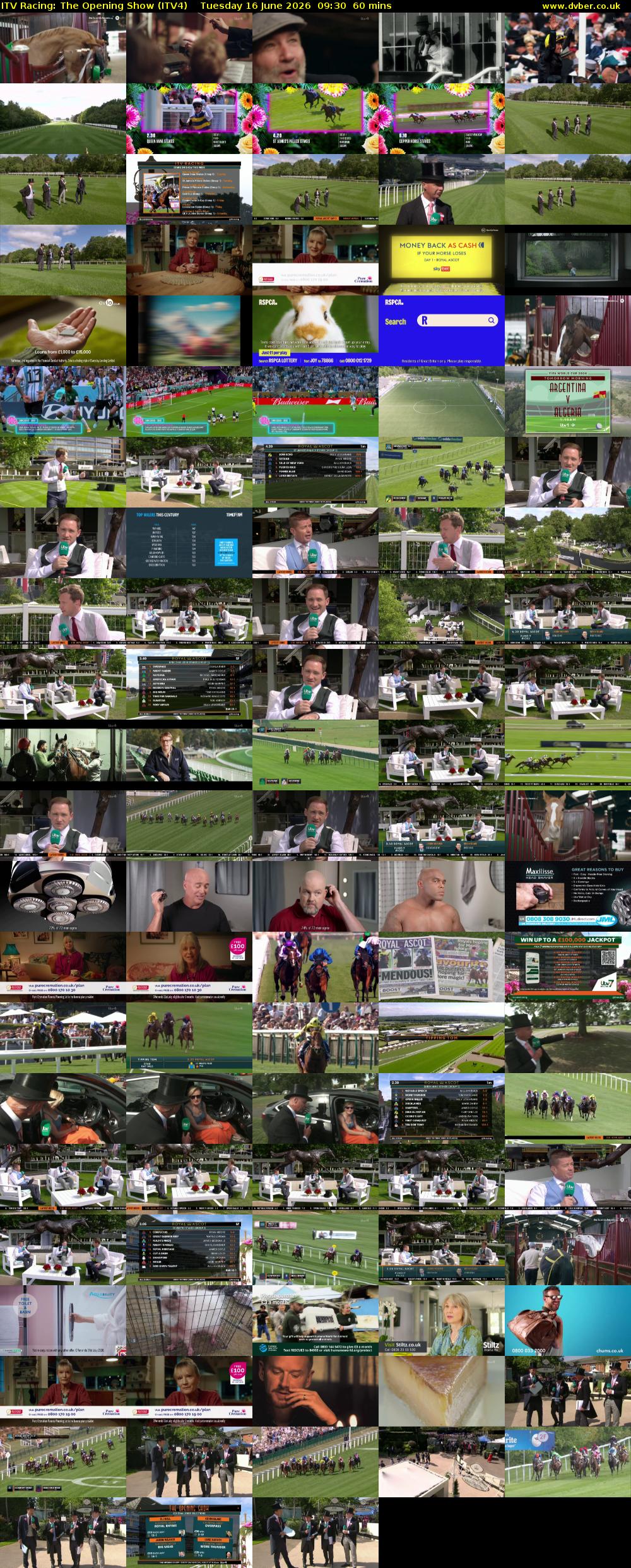 ITV Racing: The Opening Show (ITV4) Tuesday 16 June 2026 09:30 - 10:30