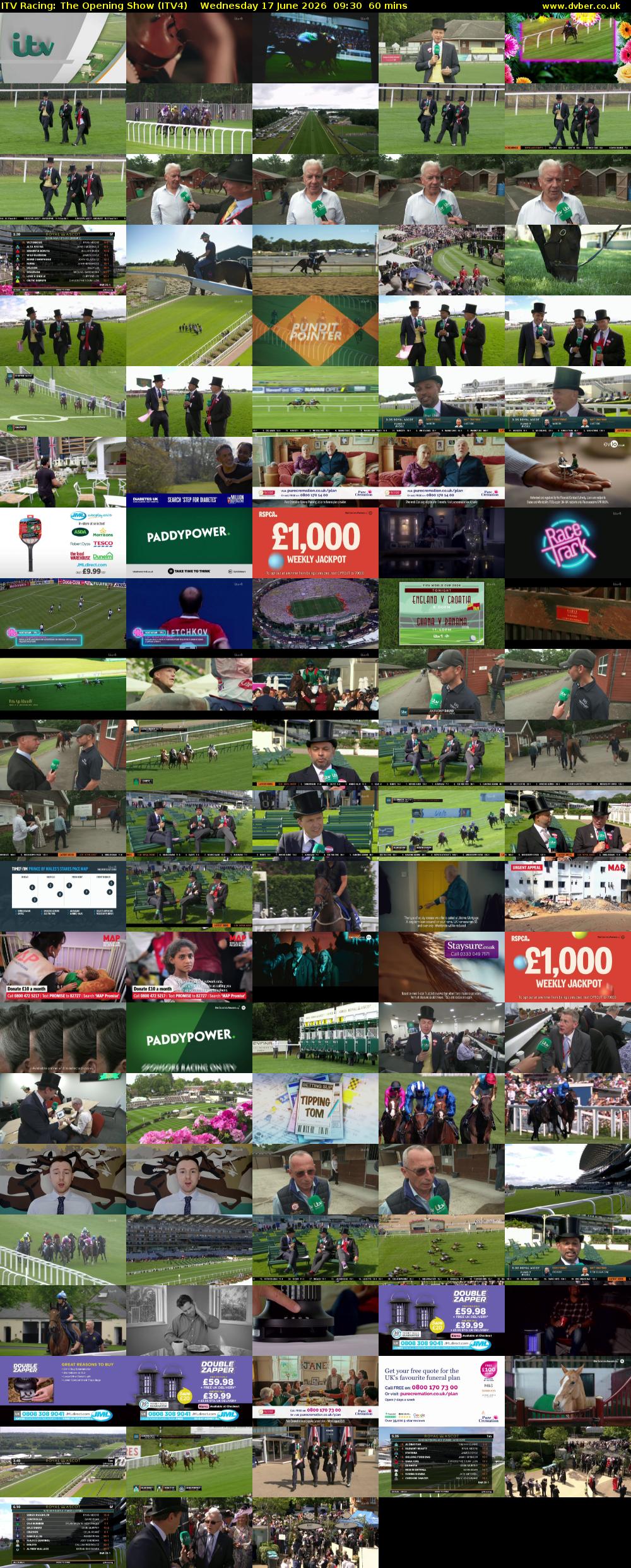 ITV Racing: The Opening Show (ITV4) Wednesday 17 June 2026 09:30 - 10:30