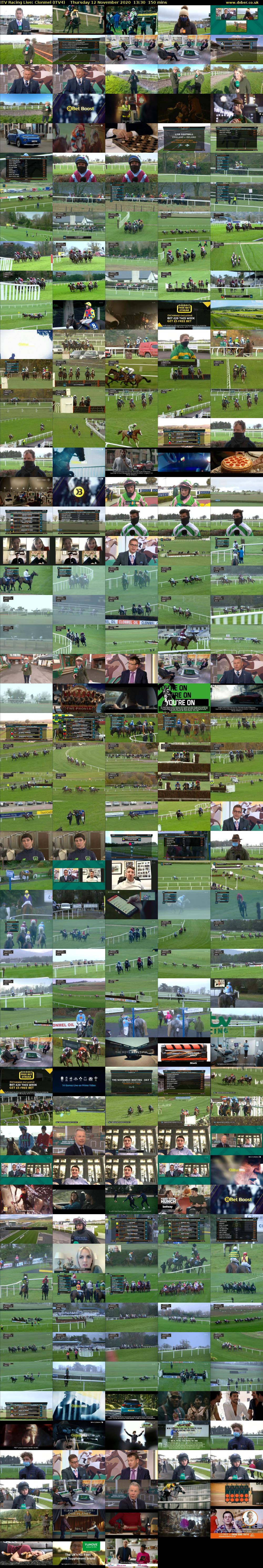 ITV Racing Live: Clonmel (ITV4) Thursday 12 November 2020 13:30 - 16:00