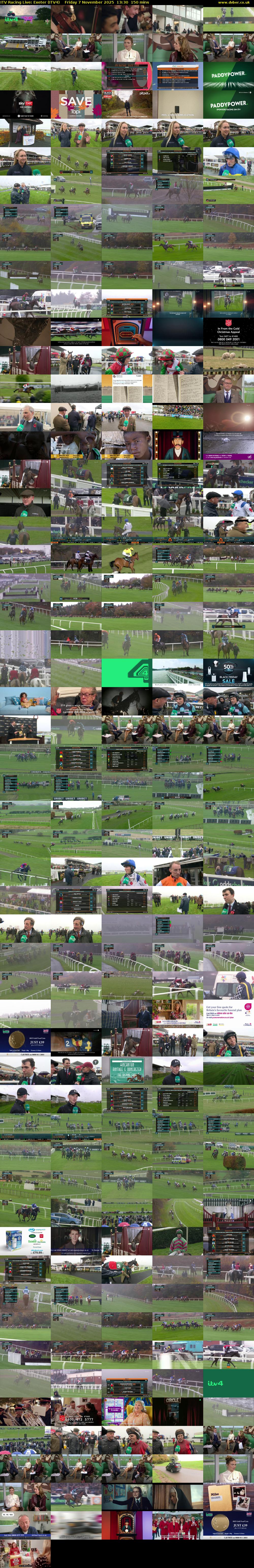 ITV Racing Live: Exeter (ITV4) Friday 7 November 2025 13:30 - 16:00