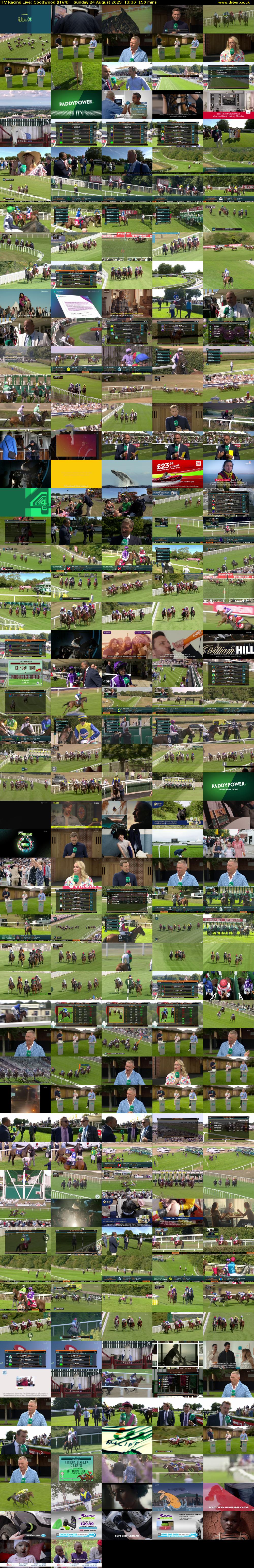 ITV Racing Live: Goodwood (ITV4) Sunday 24 August 2025 13:30 - 16:00