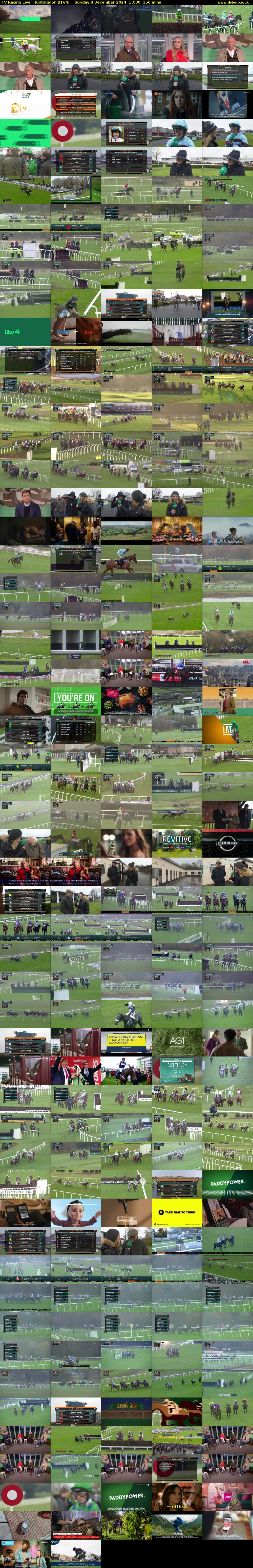 ITV Racing Live: Huntingdon (ITV4) Sunday 8 December 2024 13:30 - 16:00