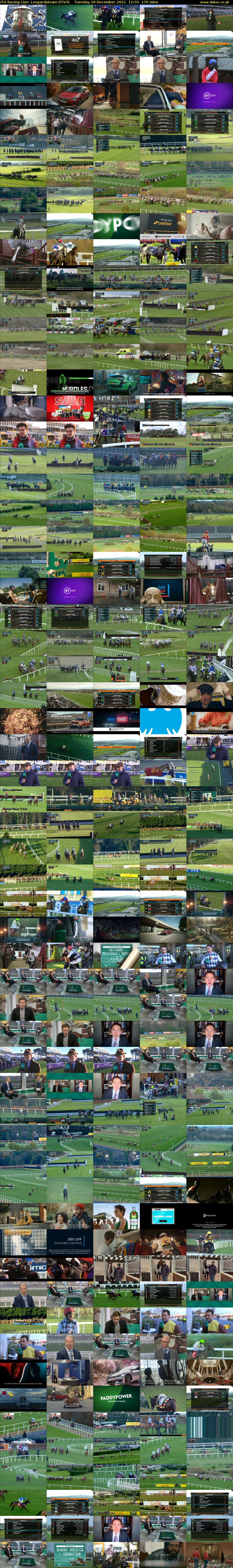 ITV Racing Live: Leopardstown (ITV4) Tuesday 28 December 2021 12:55 - 15:45