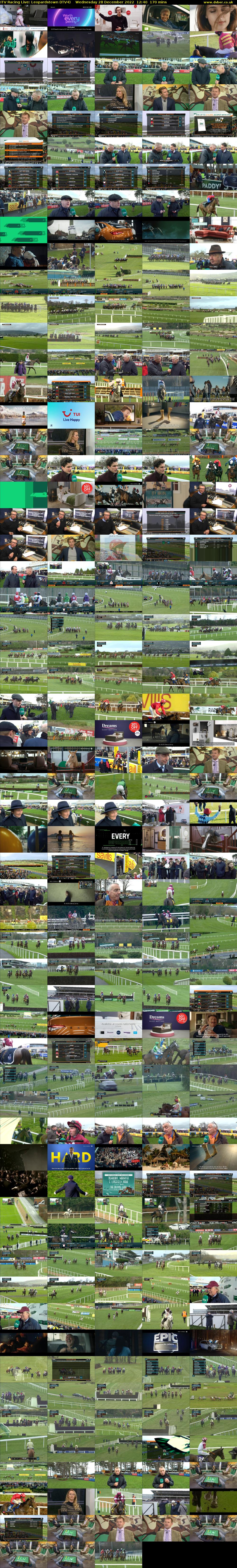ITV Racing Live: Leopardstown (ITV4) Wednesday 28 December 2022 12:40 - 15:30
