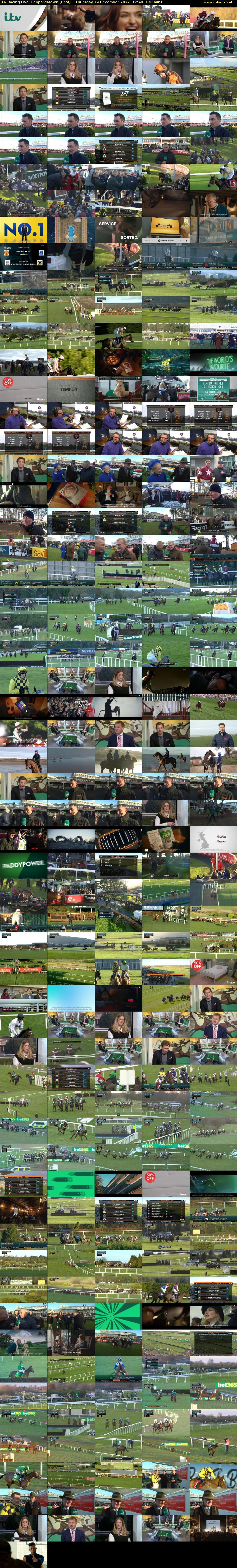 ITV Racing Live: Leopardstown (ITV4) Thursday 29 December 2022 12:40 - 15:30
