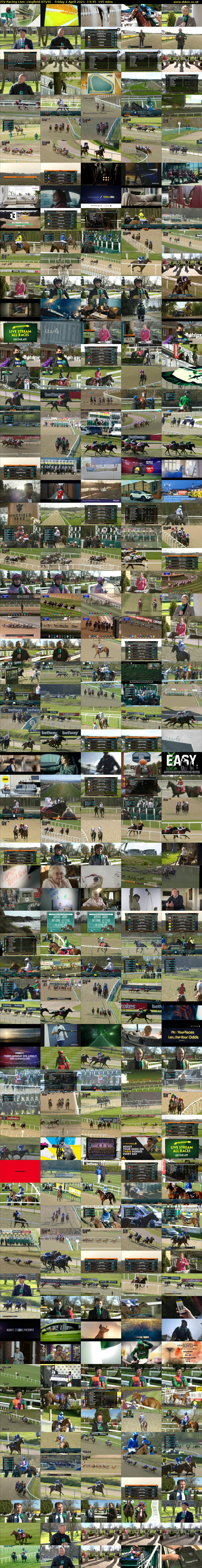 ITV Racing Live: Lingfield (ITV4) Friday 2 April 2021 13:45 - 17:00