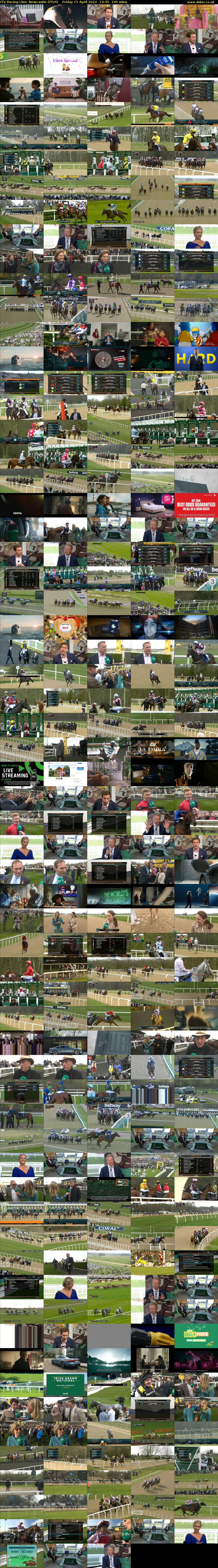 ITV Racing Live: Newcastle (ITV4) Friday 15 April 2022 13:45 - 17:00