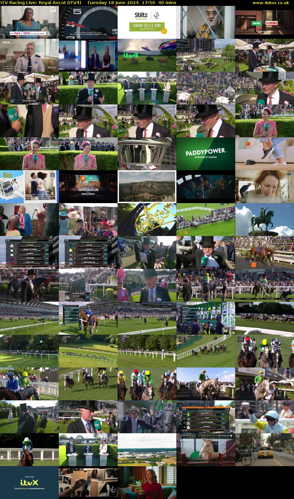 ITV Racing Live: Royal Ascot (ITV4) Tuesday 18 June 2024 17:50 - 18:30