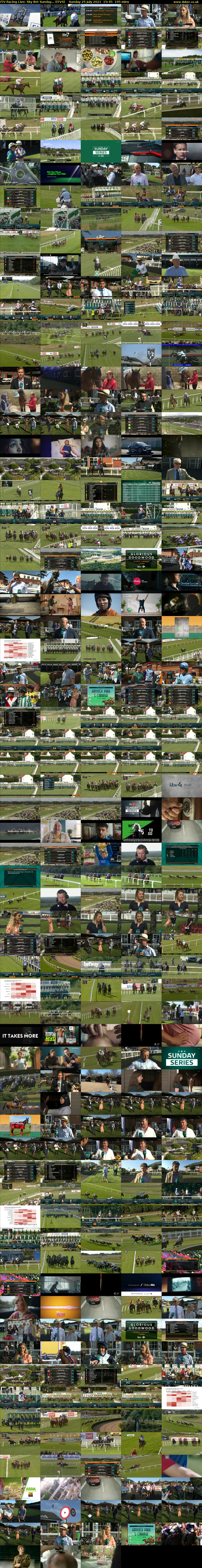 ITV Racing Live: Sky Bet Sunday... (ITV4) Sunday 25 July 2021 15:45 - 19:00