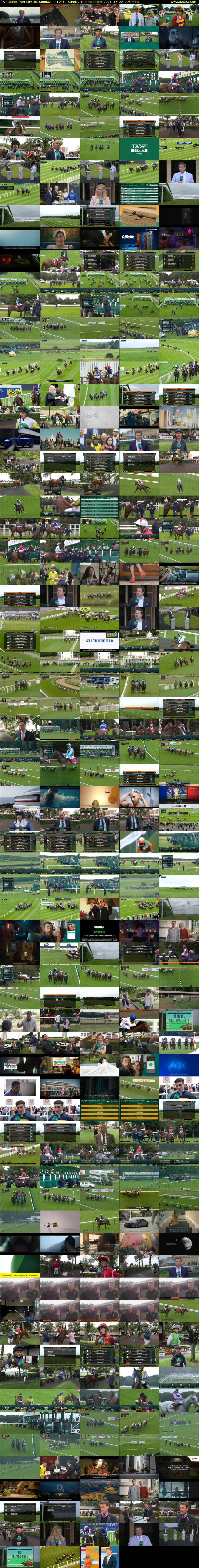 ITV Racing Live: Sky Bet Sunday... (ITV4) Sunday 12 September 2021 16:00 - 19:15