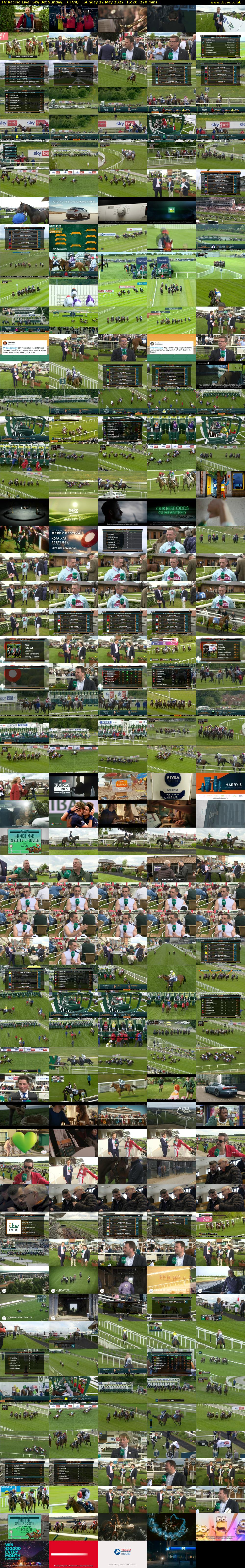 ITV Racing Live: Sky Bet Sunday... (ITV4) Sunday 22 May 2022 15:20 - 19:00