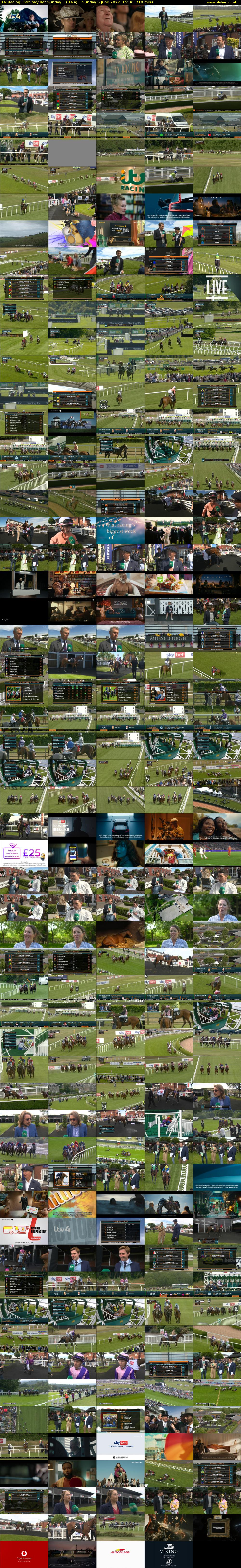ITV Racing Live: Sky Bet Sunday... (ITV4) Sunday 5 June 2022 15:30 - 19:00