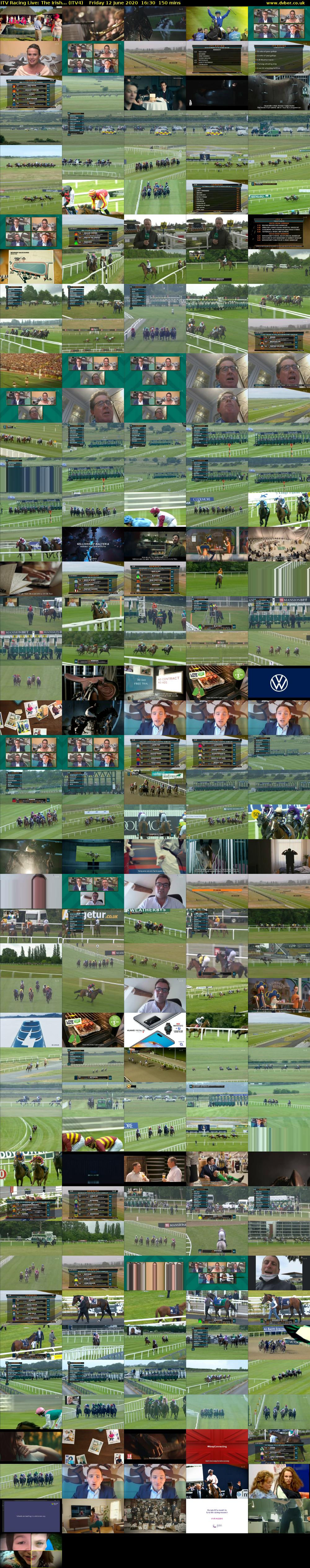 ITV Racing Live: The Irish... (ITV4) Friday 12 June 2020 16:30 - 19:00
