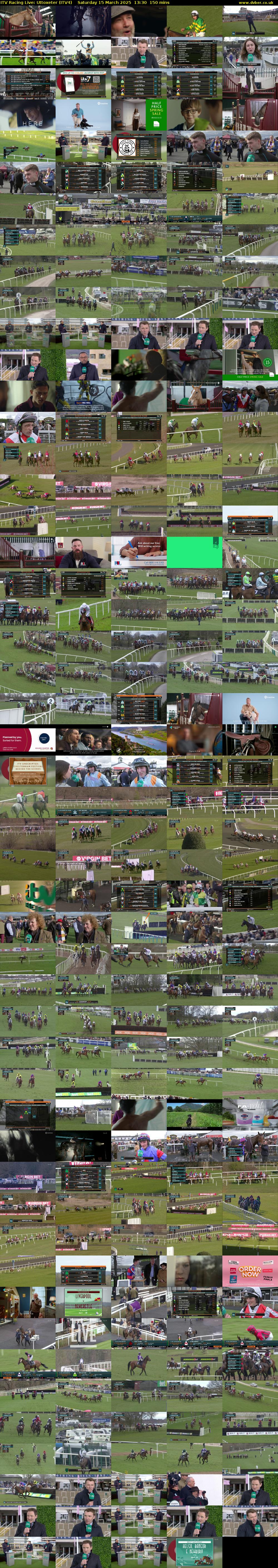 ITV Racing Live: Uttoxeter (ITV4) Saturday 15 March 2025 13:30 - 16:00