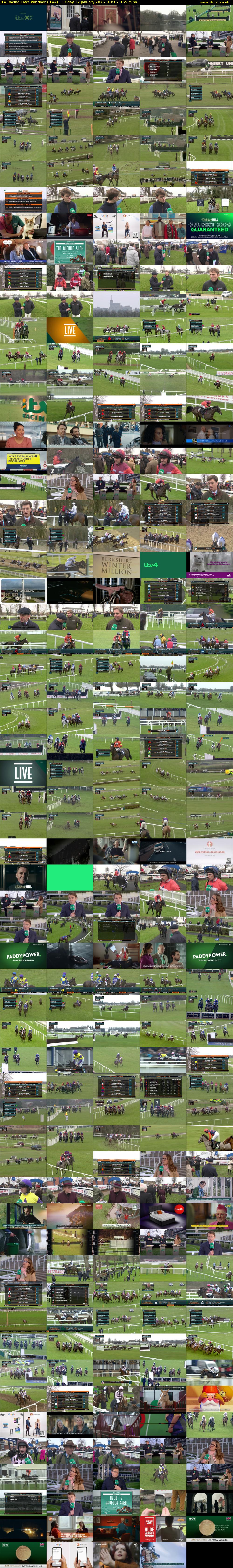 ITV Racing Live: Windsor (ITV4) Friday 17 January 2025 13:15 - 16:00