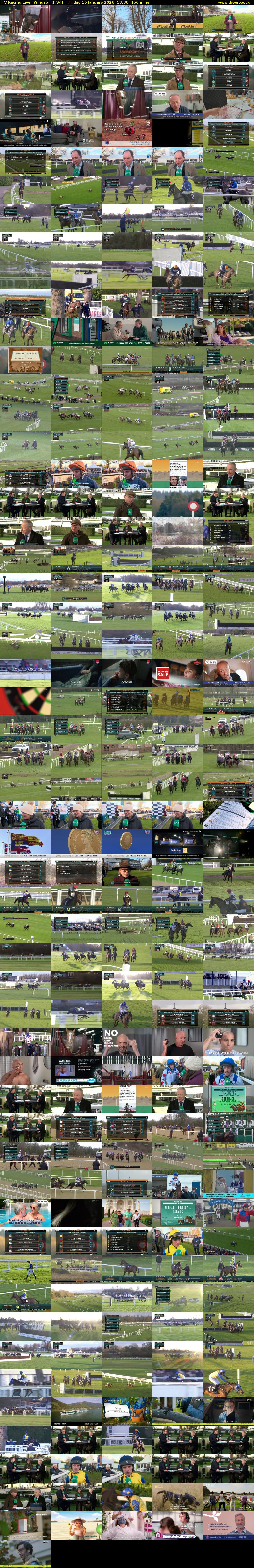 ITV Racing Live: Windsor (ITV4) Friday 16 January 2026 13:30 - 16:00