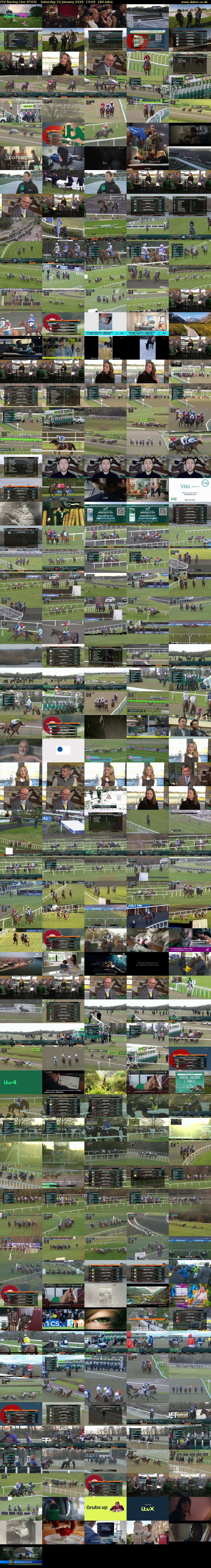 ITV Racing Live (ITV4) Saturday 10 January 2026 13:00 - 16:00