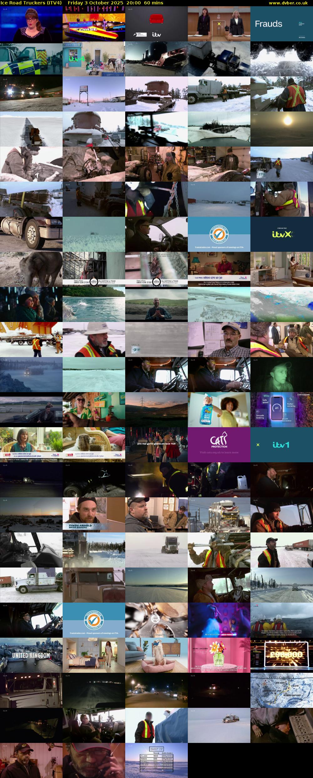 Ice Road Truckers (ITV4) Friday 3 October 2025 20:00 - 21:00