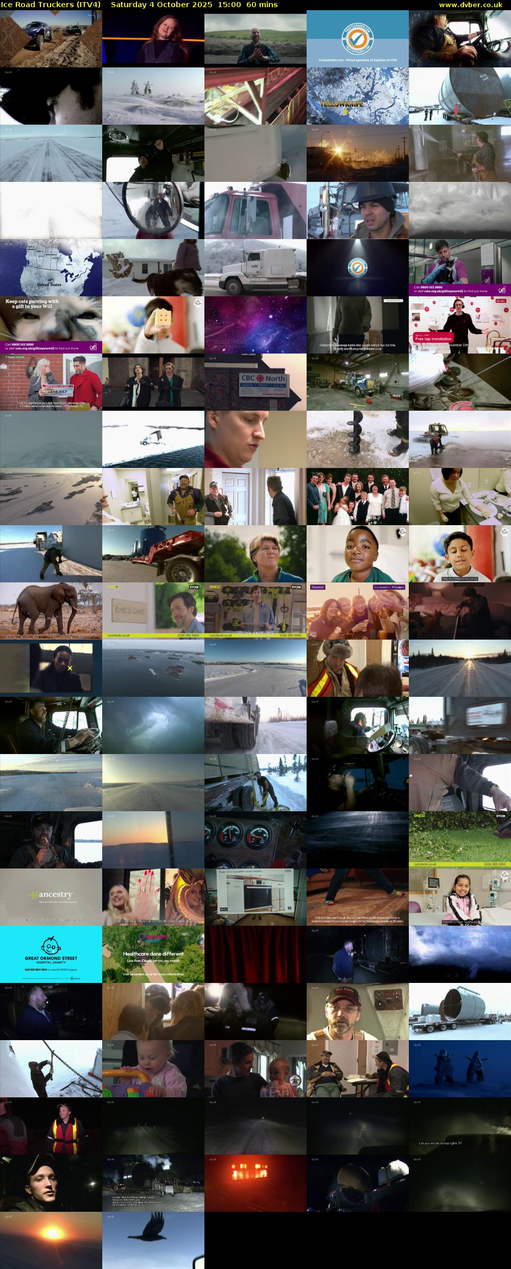 Ice Road Truckers (ITV4) Saturday 4 October 2025 15:00 - 16:00