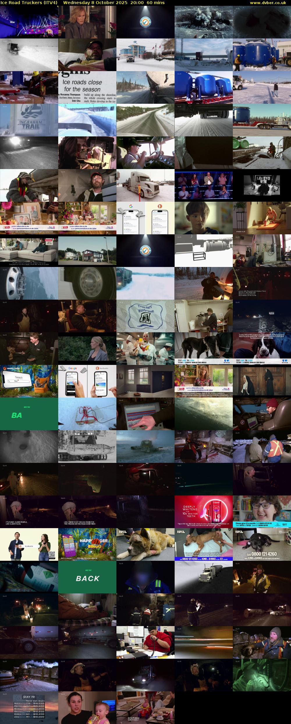 Ice Road Truckers (ITV4) Wednesday 8 October 2025 20:00 - 21:00