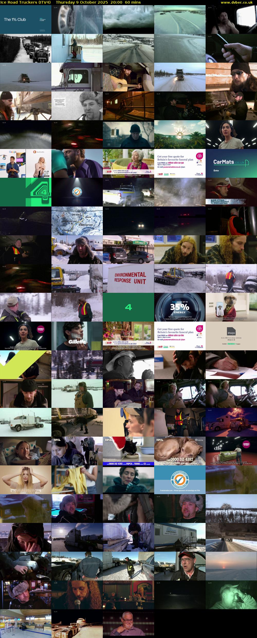Ice Road Truckers (ITV4) Thursday 9 October 2025 20:00 - 21:00