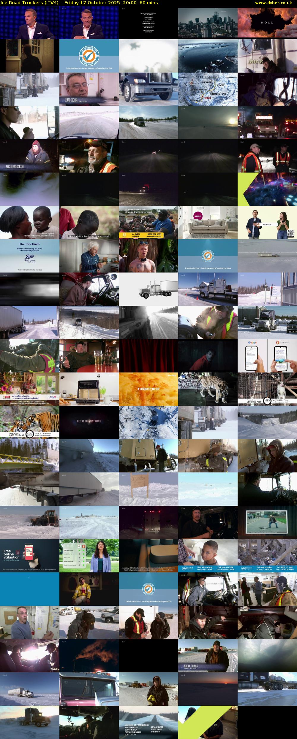 Ice Road Truckers (ITV4) Friday 17 October 2025 20:00 - 21:00