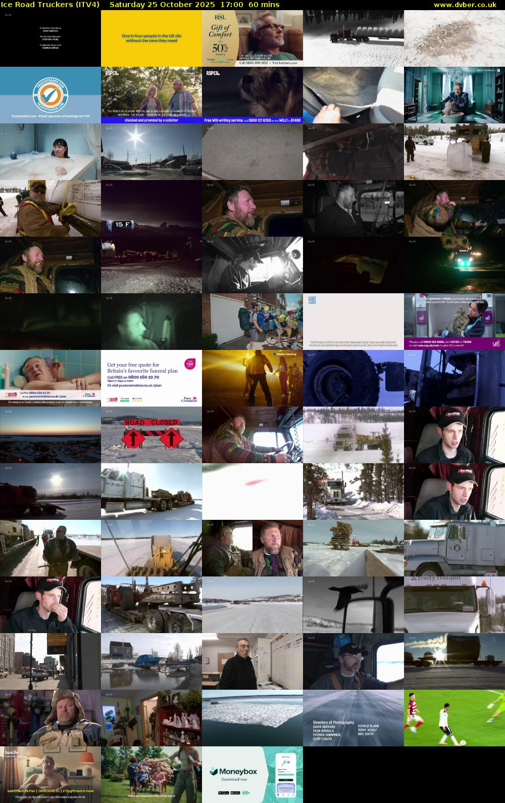Ice Road Truckers (ITV4) Saturday 25 October 2025 17:00 - 18:00
