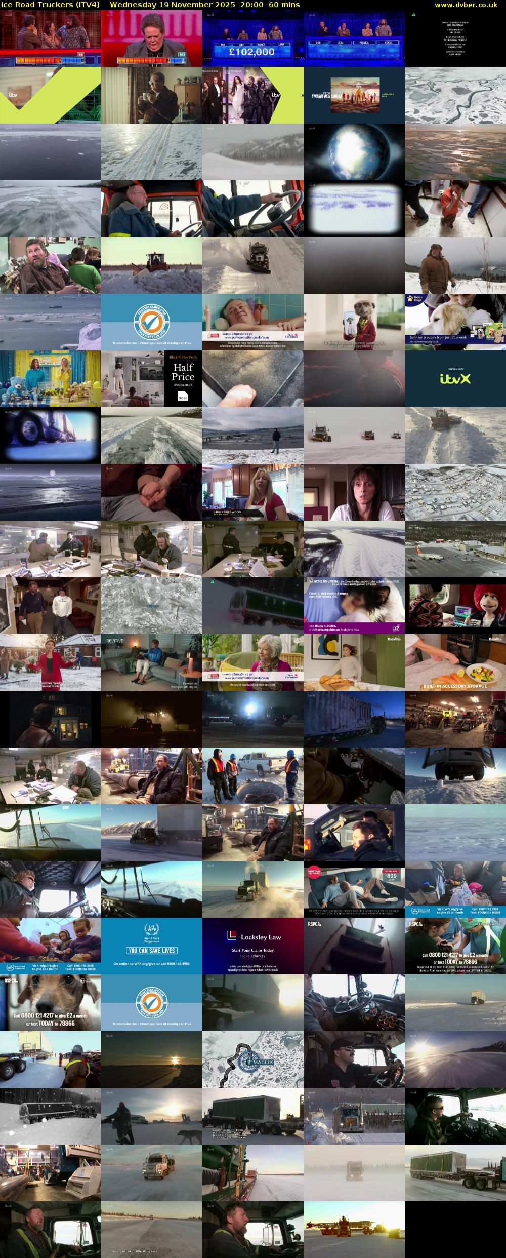 Ice Road Truckers (ITV4) Wednesday 19 November 2025 20:00 - 21:00