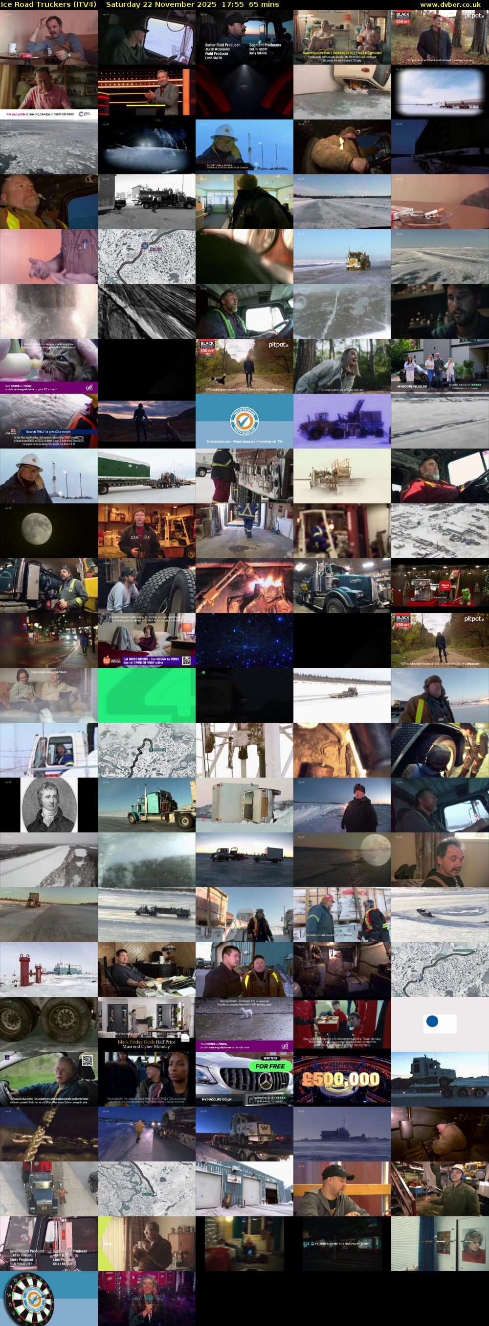 Ice Road Truckers (ITV4) Saturday 22 November 2025 17:55 - 19:00