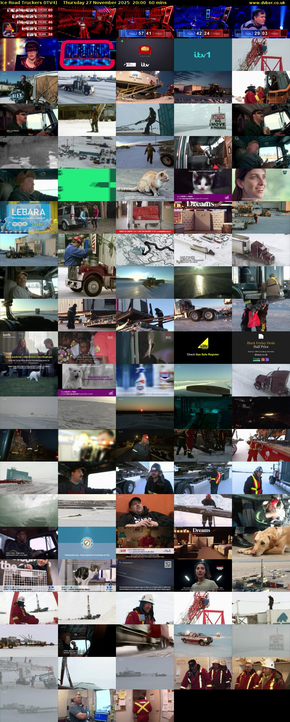 Ice Road Truckers (ITV4) Thursday 27 November 2025 20:00 - 21:00
