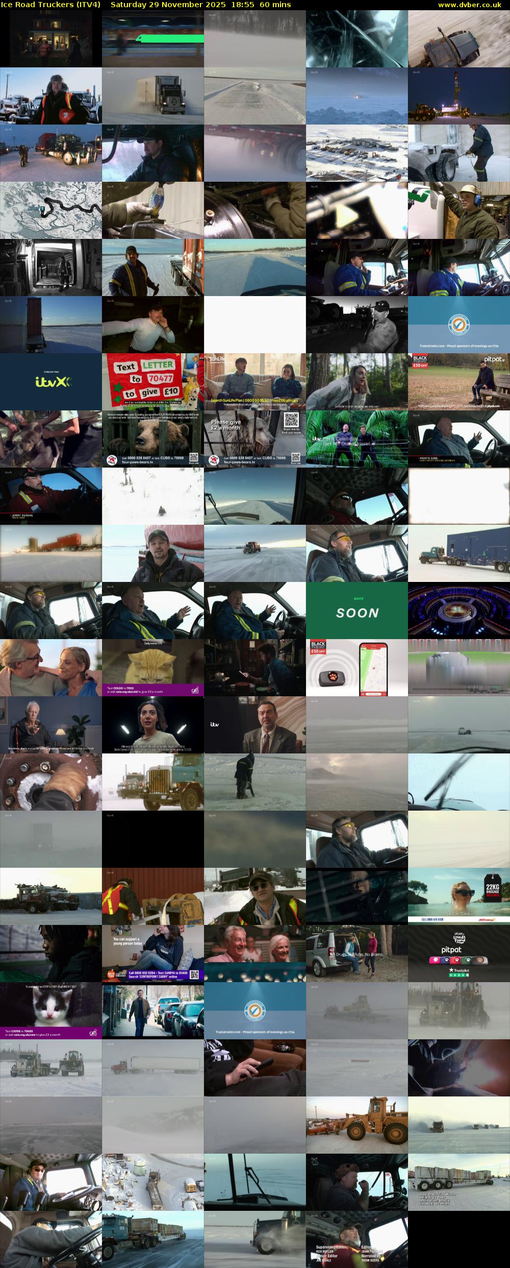 Ice Road Truckers (ITV4) Saturday 29 November 2025 18:55 - 19:55