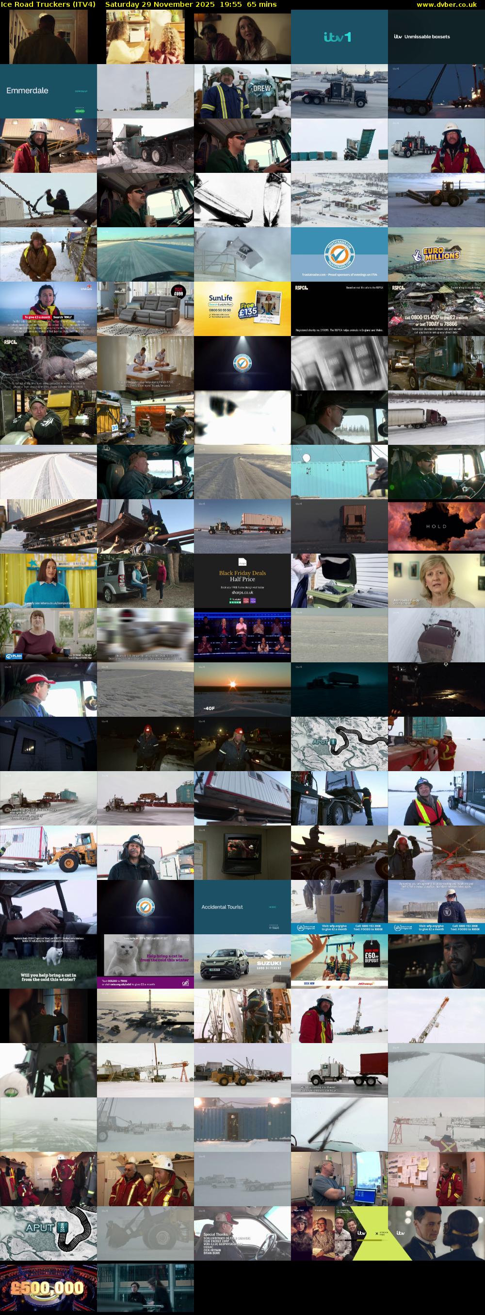 Ice Road Truckers (ITV4) Saturday 29 November 2025 19:55 - 21:00