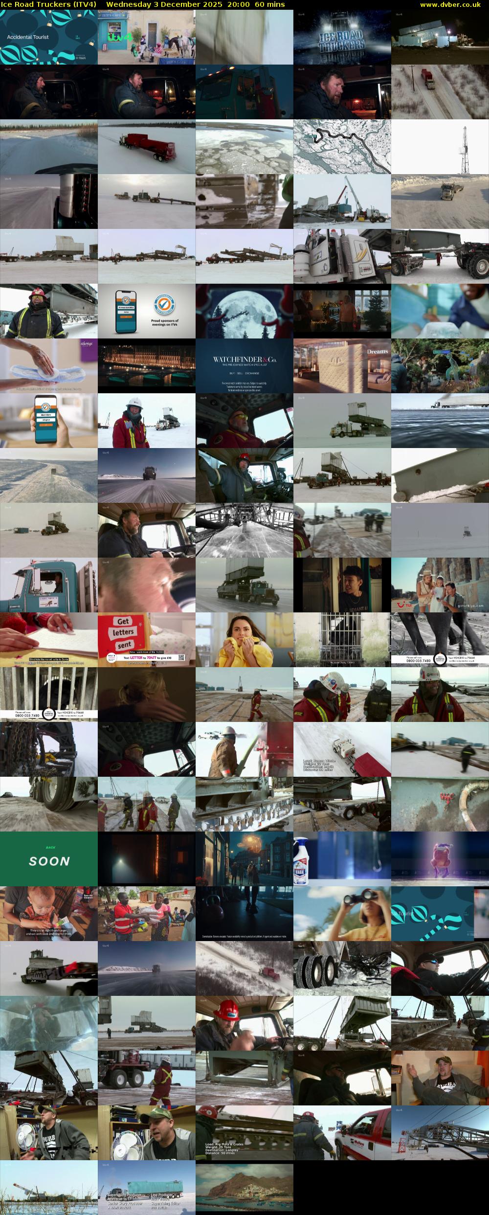 Ice Road Truckers (ITV4) Wednesday 3 December 2025 20:00 - 21:00