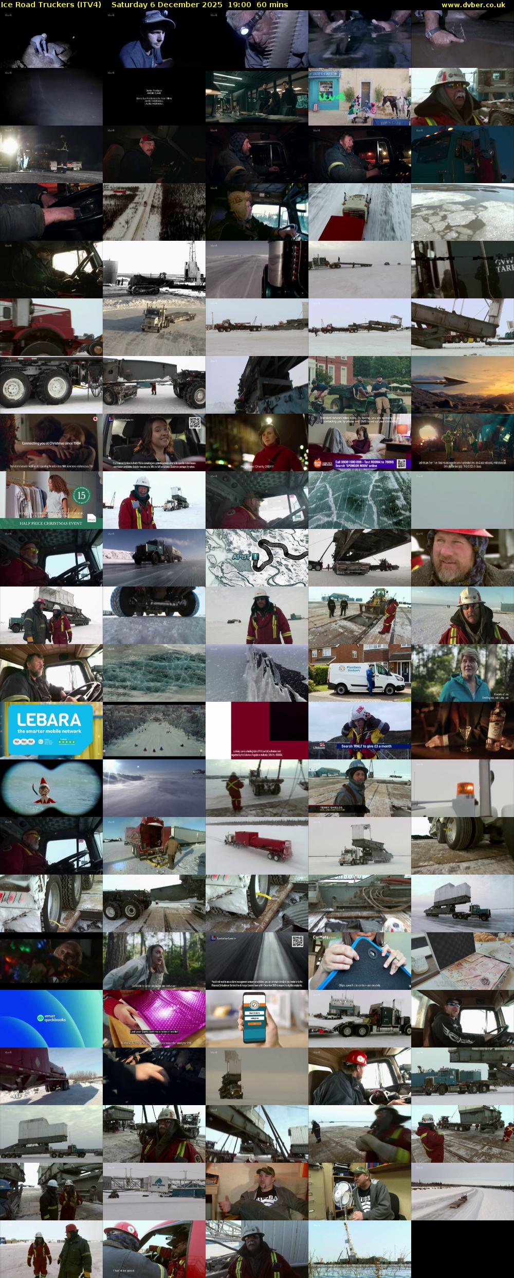 Ice Road Truckers (ITV4) Saturday 6 December 2025 19:00 - 20:00