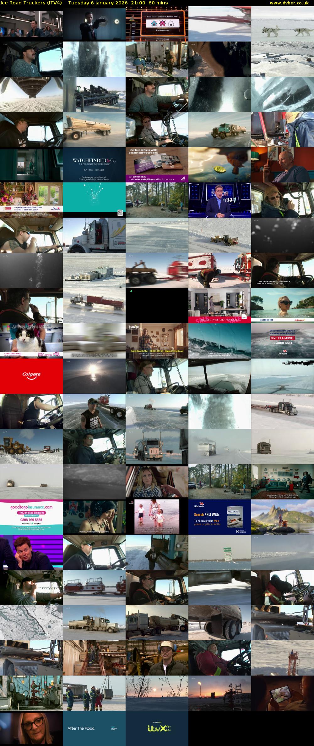 Ice Road Truckers (ITV4) Tuesday 6 January 2026 21:00 - 22:00