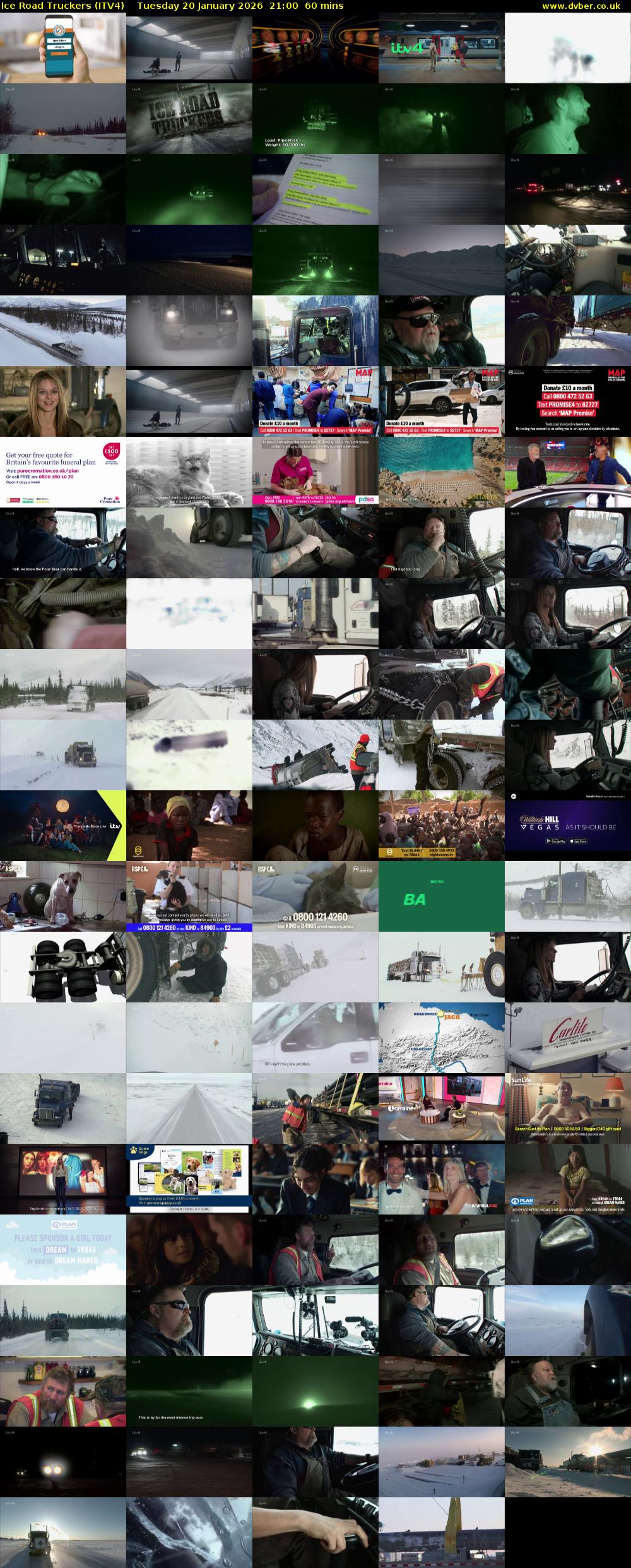 Ice Road Truckers (ITV4) Tuesday 20 January 2026 21:00 - 22:00