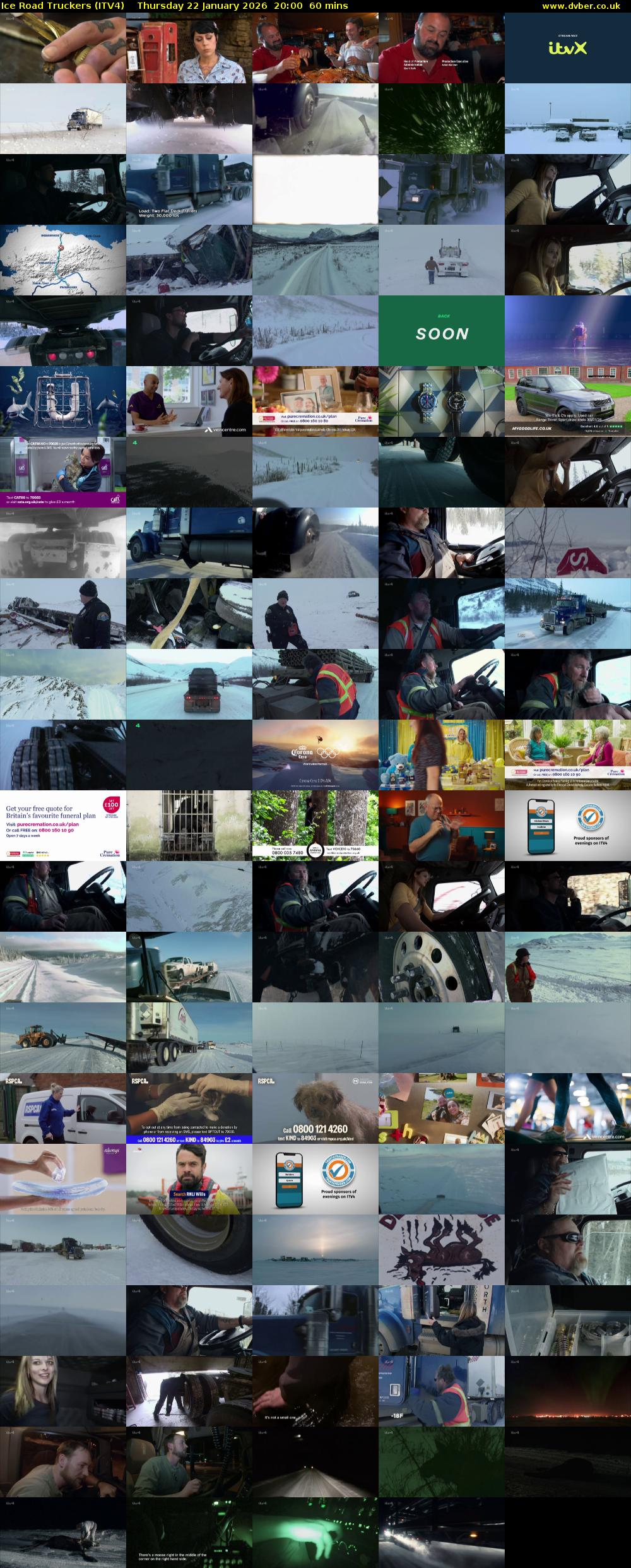 Ice Road Truckers (ITV4) Thursday 22 January 2026 20:00 - 23:00