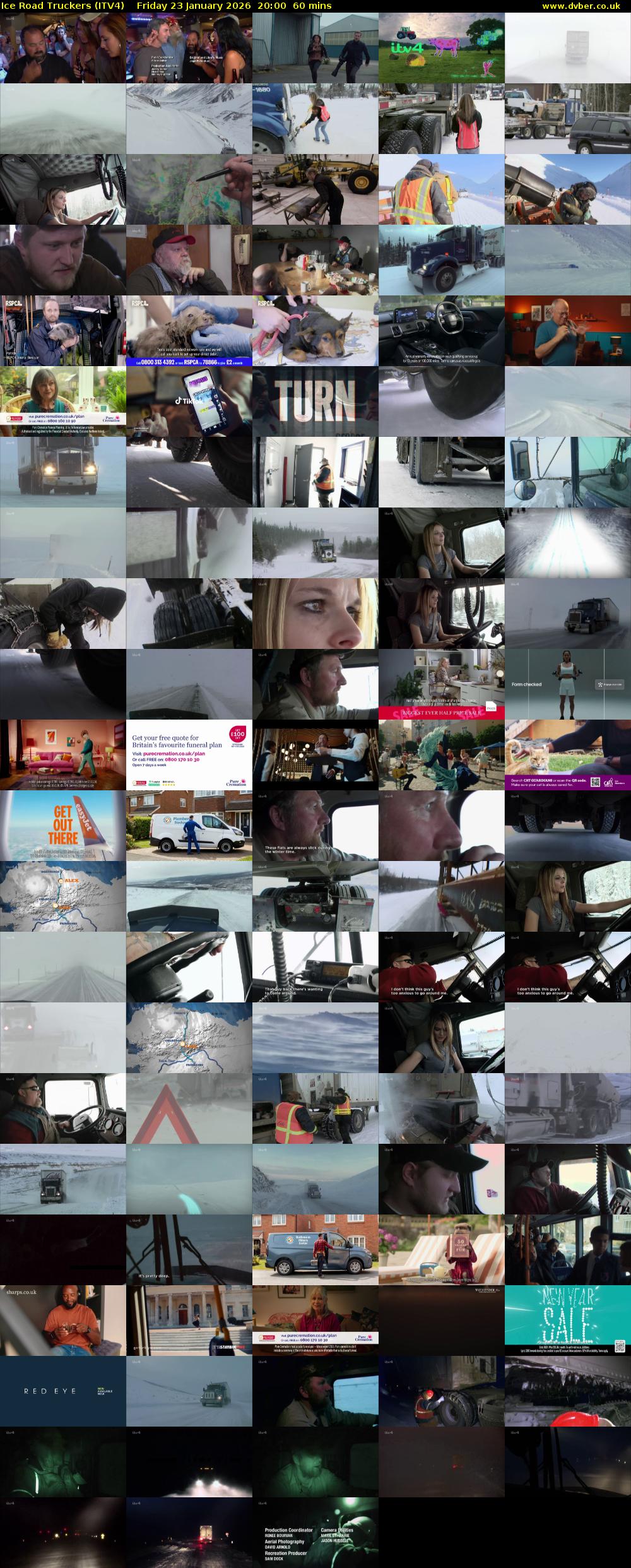 Ice Road Truckers (ITV4) Friday 23 January 2026 20:00 - 21:00