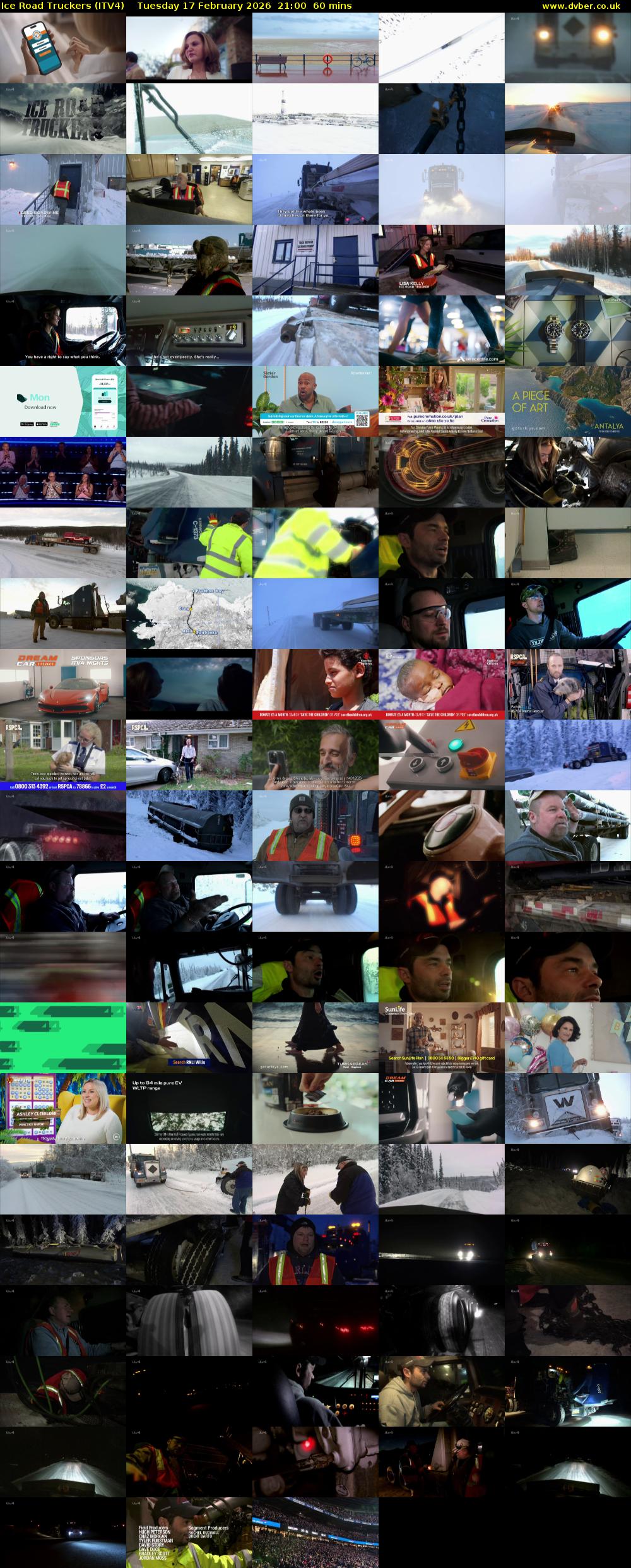 Ice Road Truckers (ITV4) Tuesday 17 February 2026 21:00 - 22:00