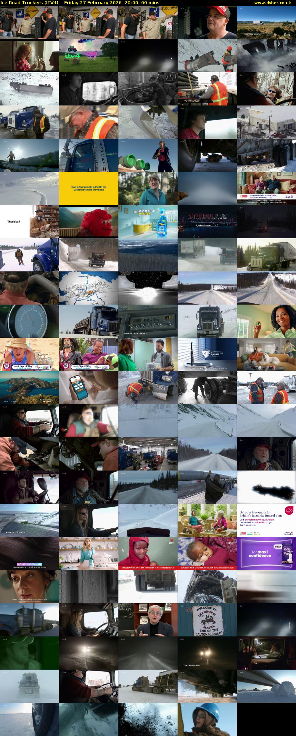 Ice Road Truckers (ITV4) Friday 27 February 2026 20:00 - 21:00