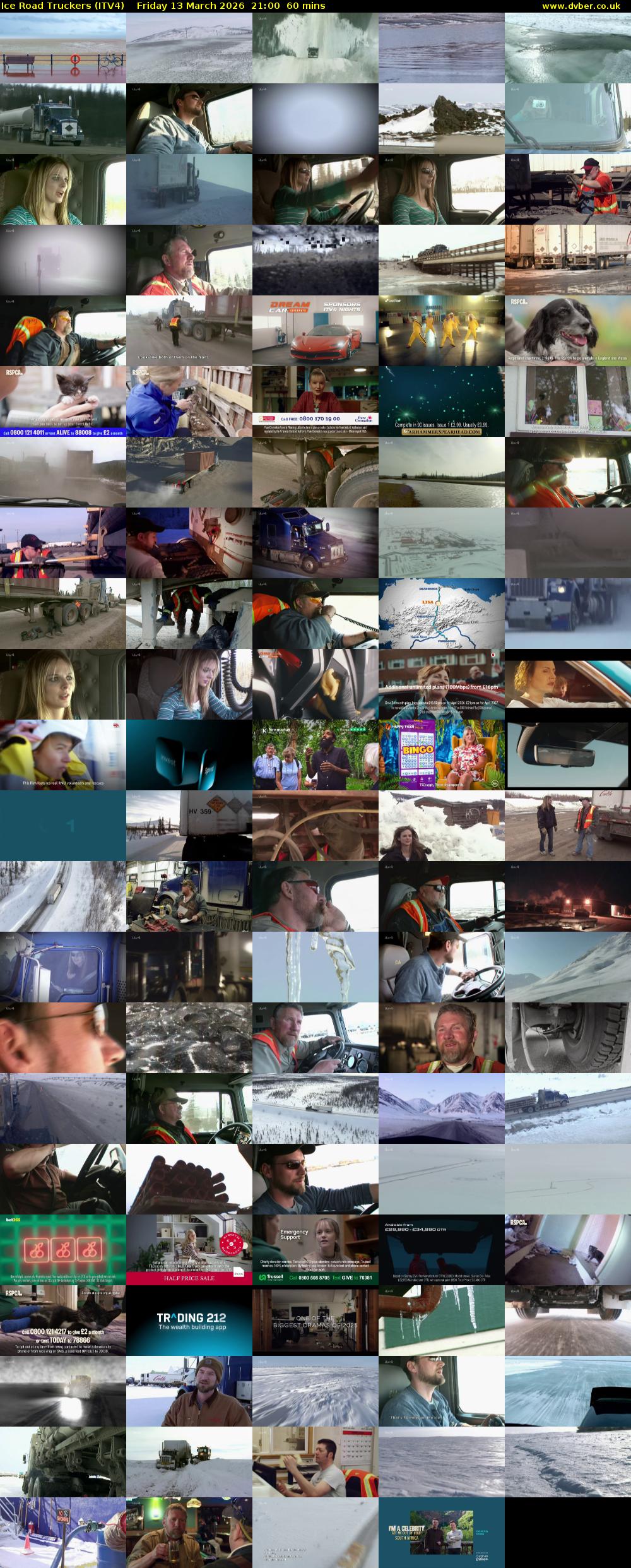 Ice Road Truckers (ITV4) Friday 13 March 2026 21:00 - 22:00