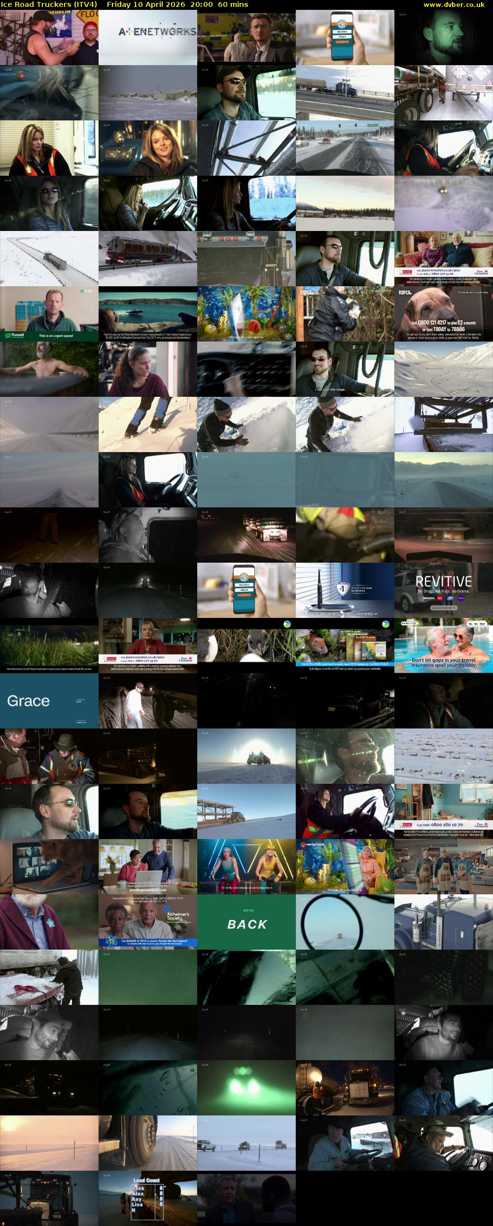 Ice Road Truckers (ITV4) Friday 10 April 2026 20:00 - 21:00