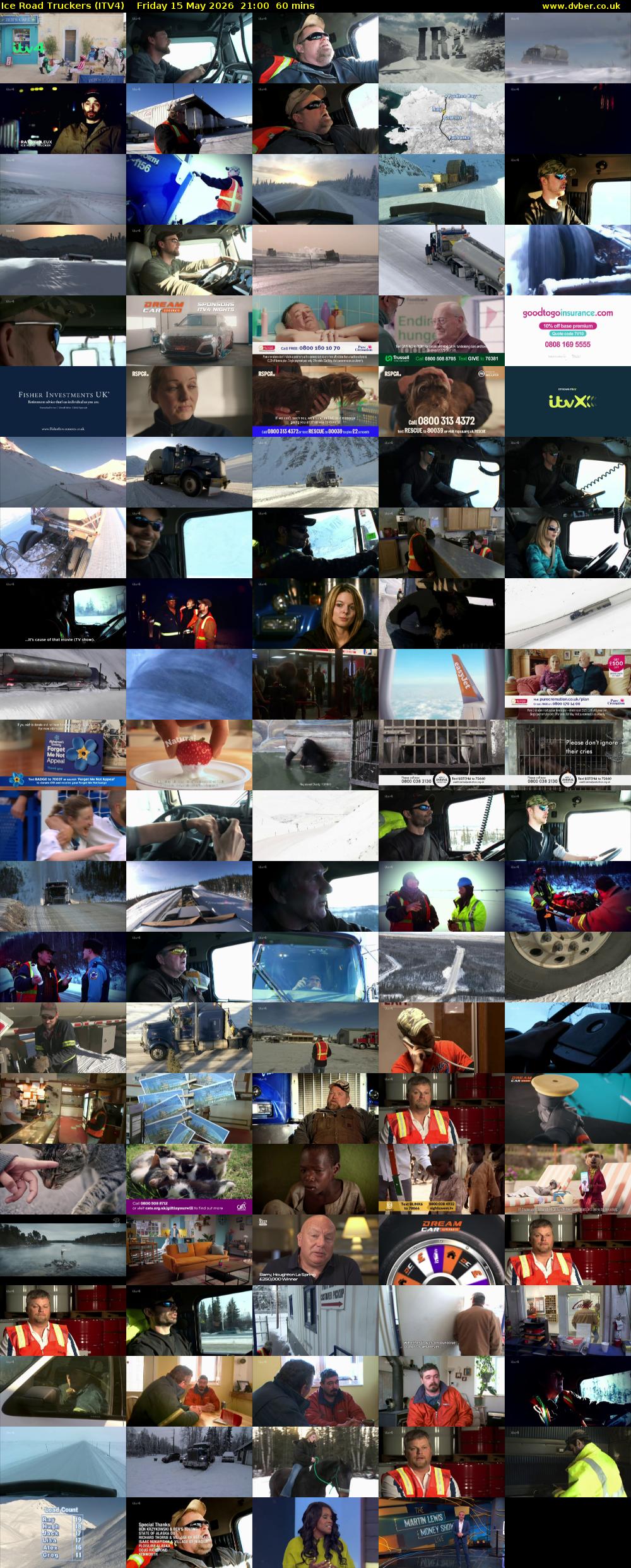 Ice Road Truckers (ITV4) Friday 15 May 2026 21:00 - 22:00