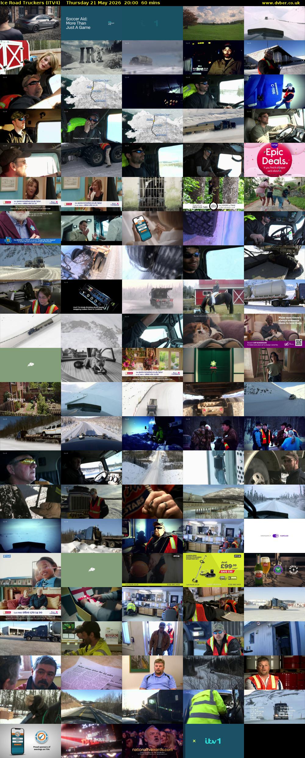 Ice Road Truckers (ITV4) Thursday 21 May 2026 20:00 - 21:00