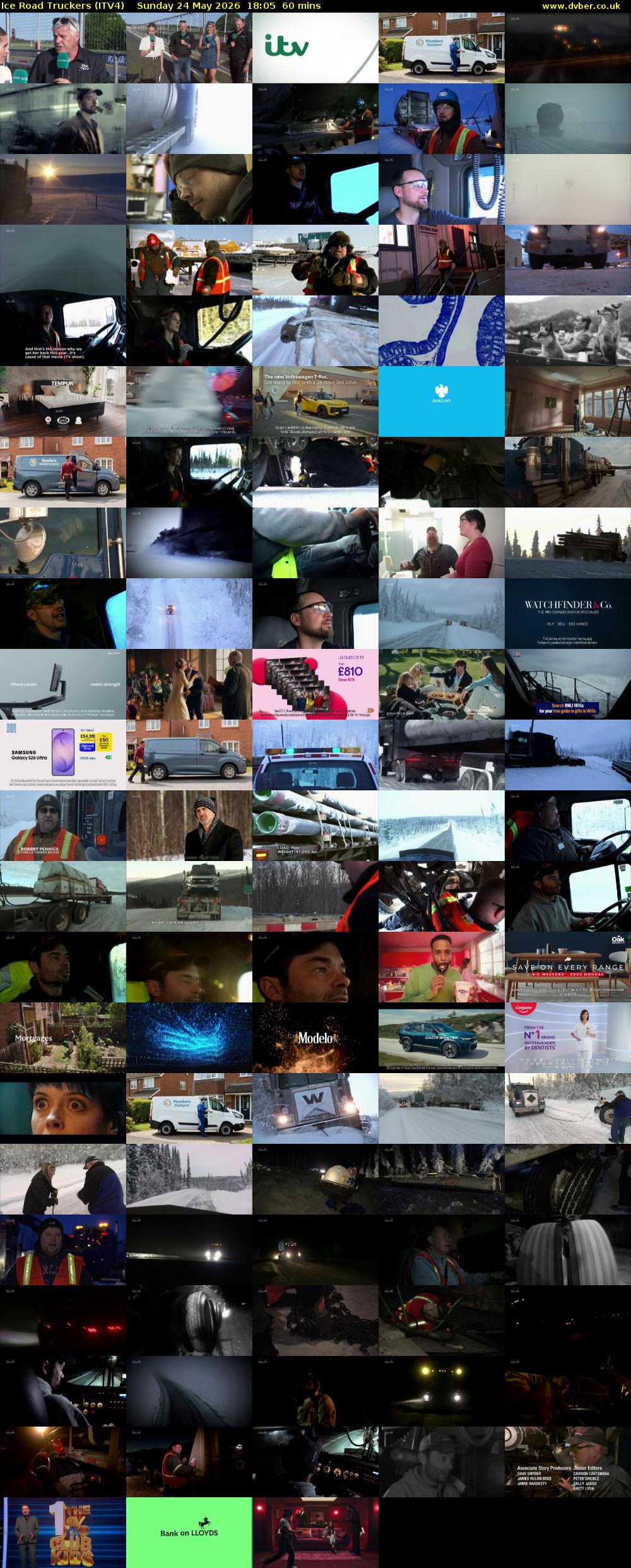 Ice Road Truckers (ITV4) Sunday 24 May 2026 18:05 - 19:05