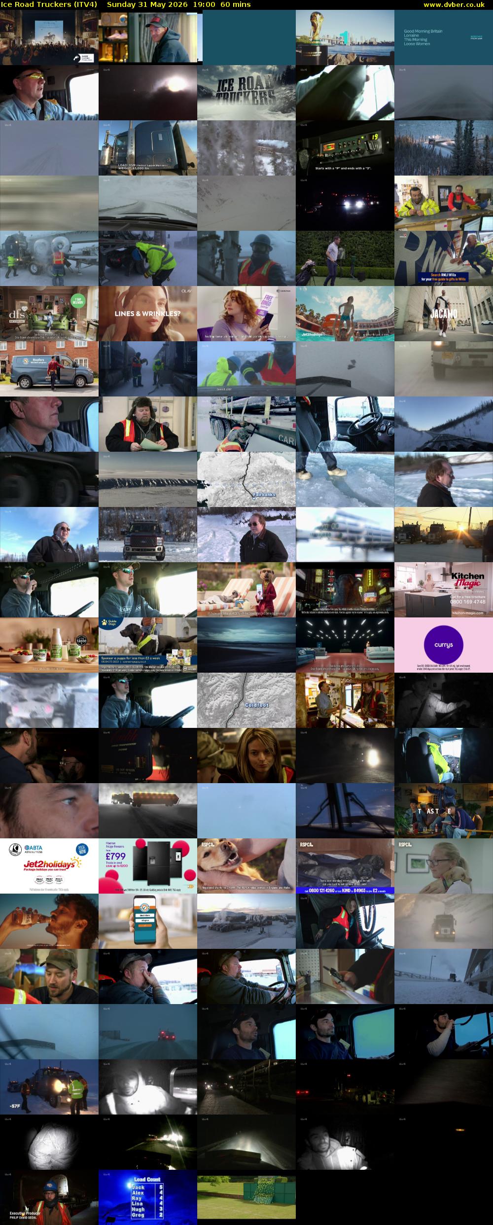 Ice Road Truckers (ITV4) Sunday 31 May 2026 19:00 - 20:00