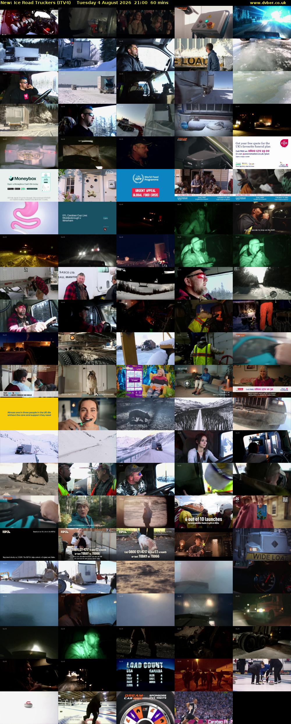 Ice Road Truckers (ITV4) Tuesday 4 August 2026 21:00 - 22:00