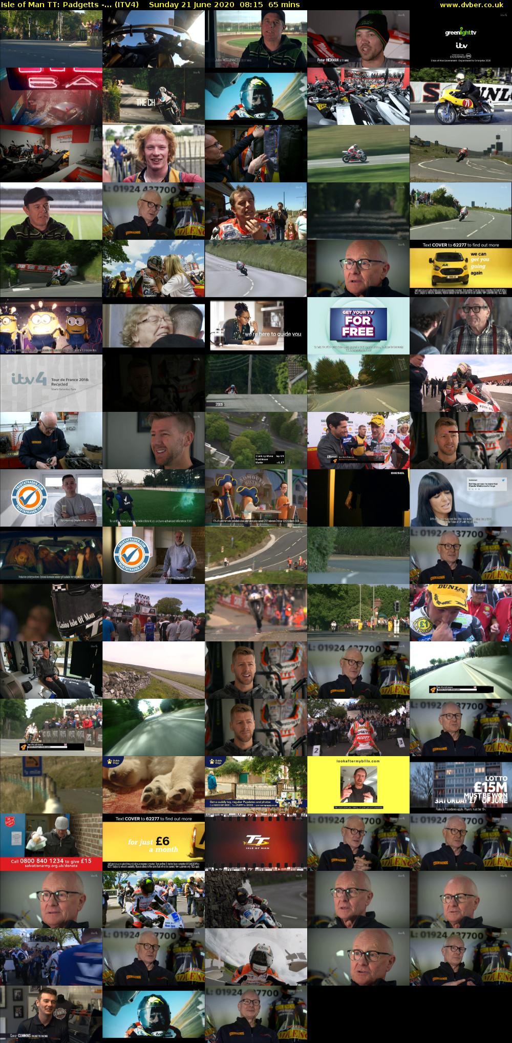 Isle of Man TT: Padgetts -... (ITV4) Sunday 21 June 2020 08:15 - 09:20